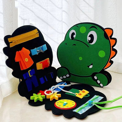 Montessori Dino Busy Board